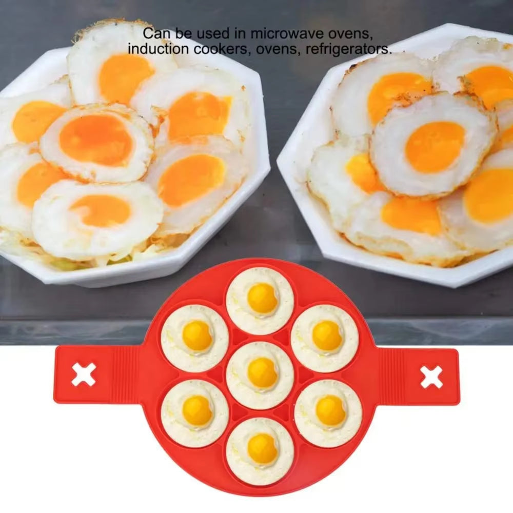 Egg Pancake Ring Non-Stick Pancake Machine Mold Silicone Egg Frying Pan Forming Machine Omelet Mold Kitchen Baking Accessories